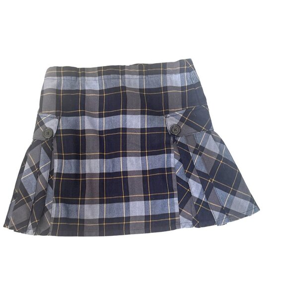 Lands' End Girls Kids School Uniform Blue Gray Grey Plaid Size 10 (10 - 11 yrs) - Picture 2 of 7
